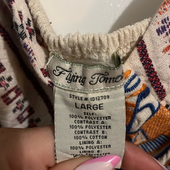 Sleeveless BOHO dress size L - Picture 3 of 3